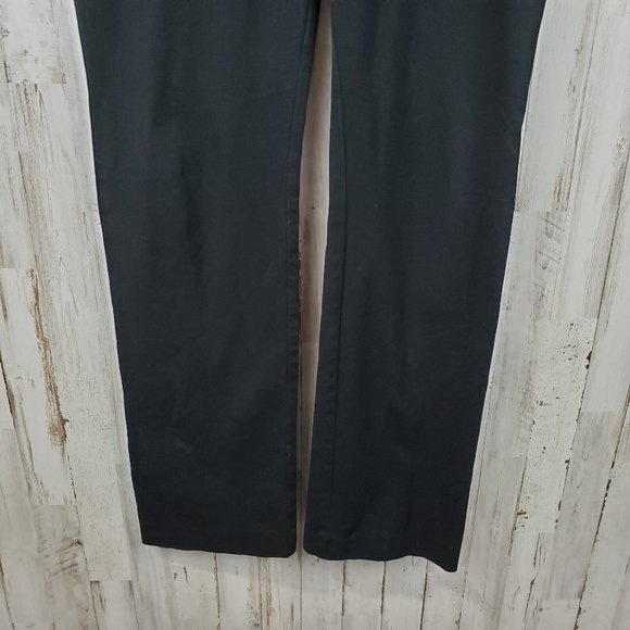 Chaps Womens Pants 10 Black Career Stretch Cotton Blend R3 - Picture 3 of 7